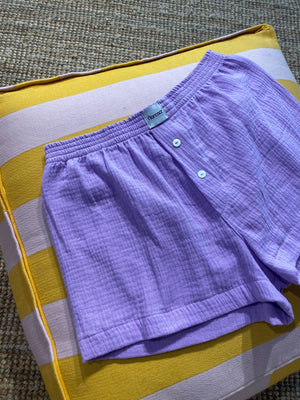 Open image in slideshow, Loungewear | Cotton gaze boxers

